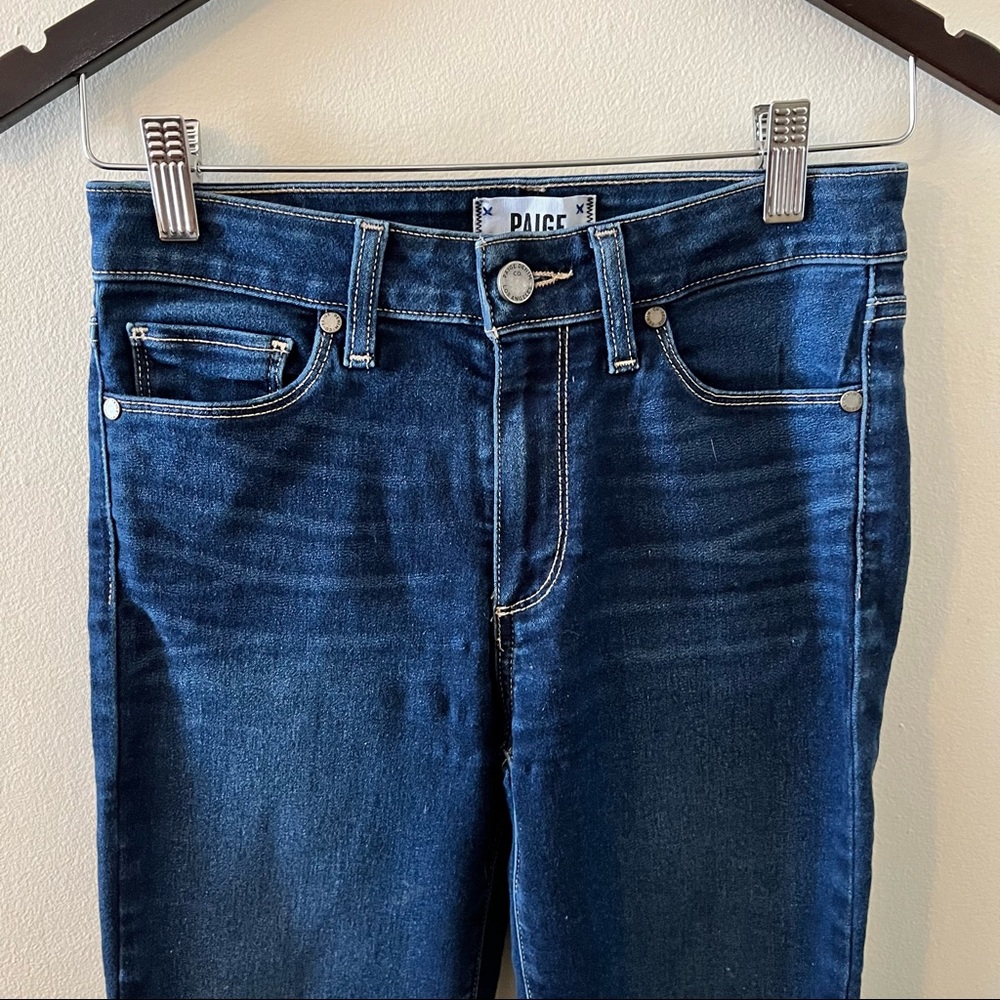 PAIGE Hoxton Ankle Jeans Dark Blue Wash SIZE 26